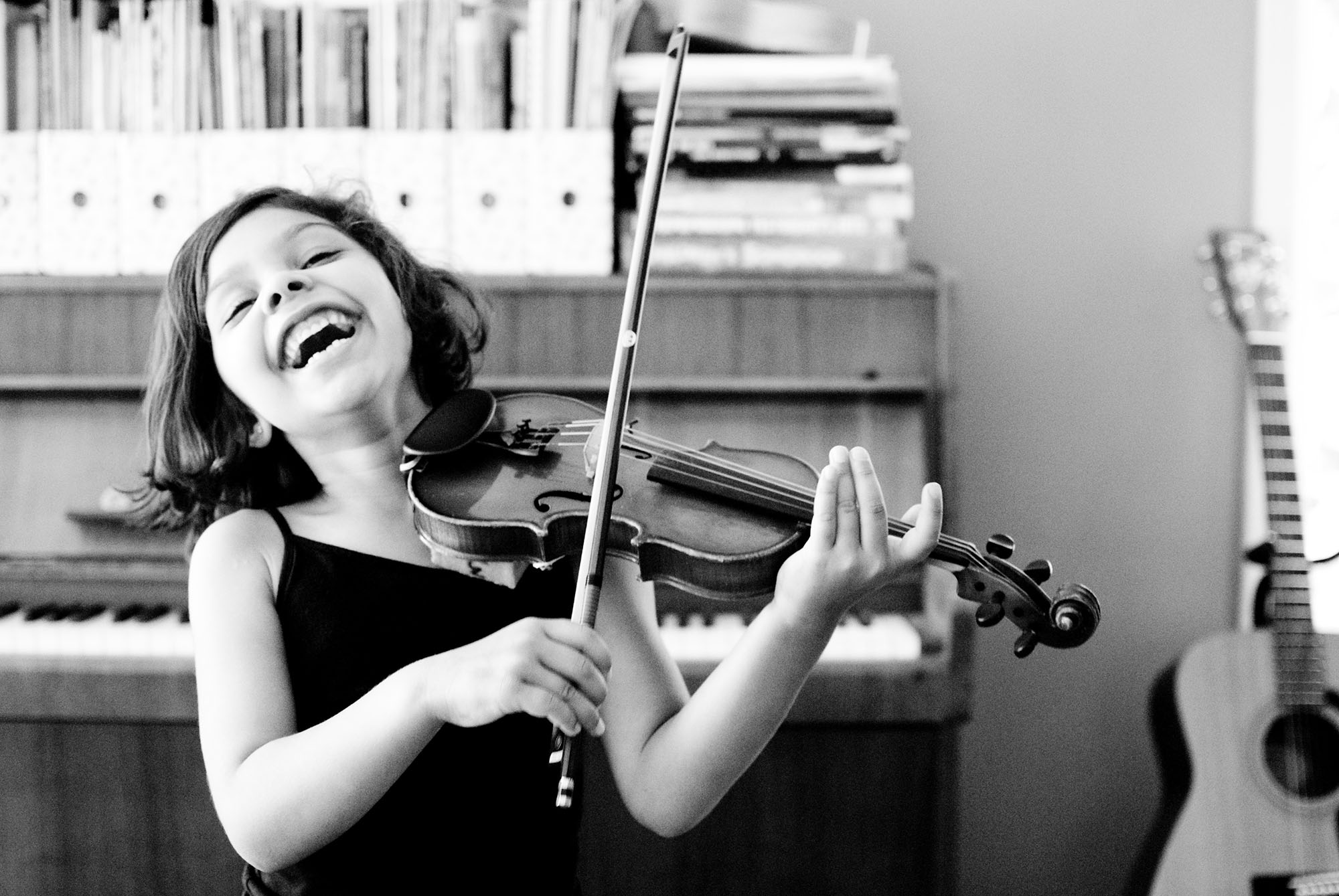 Happy Violin Student